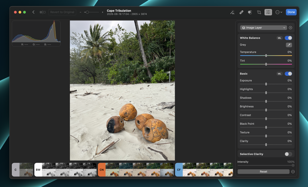 photomator in action